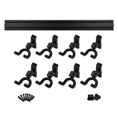 48-Inch Guitar Wall Mount, 8 Hangers