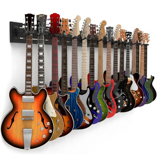 95-Inch Guitar Wall Mount, 16 Hangers